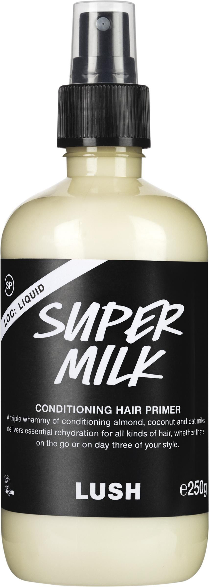 Super lait. Sans conditionneur clarifié, luxuriant