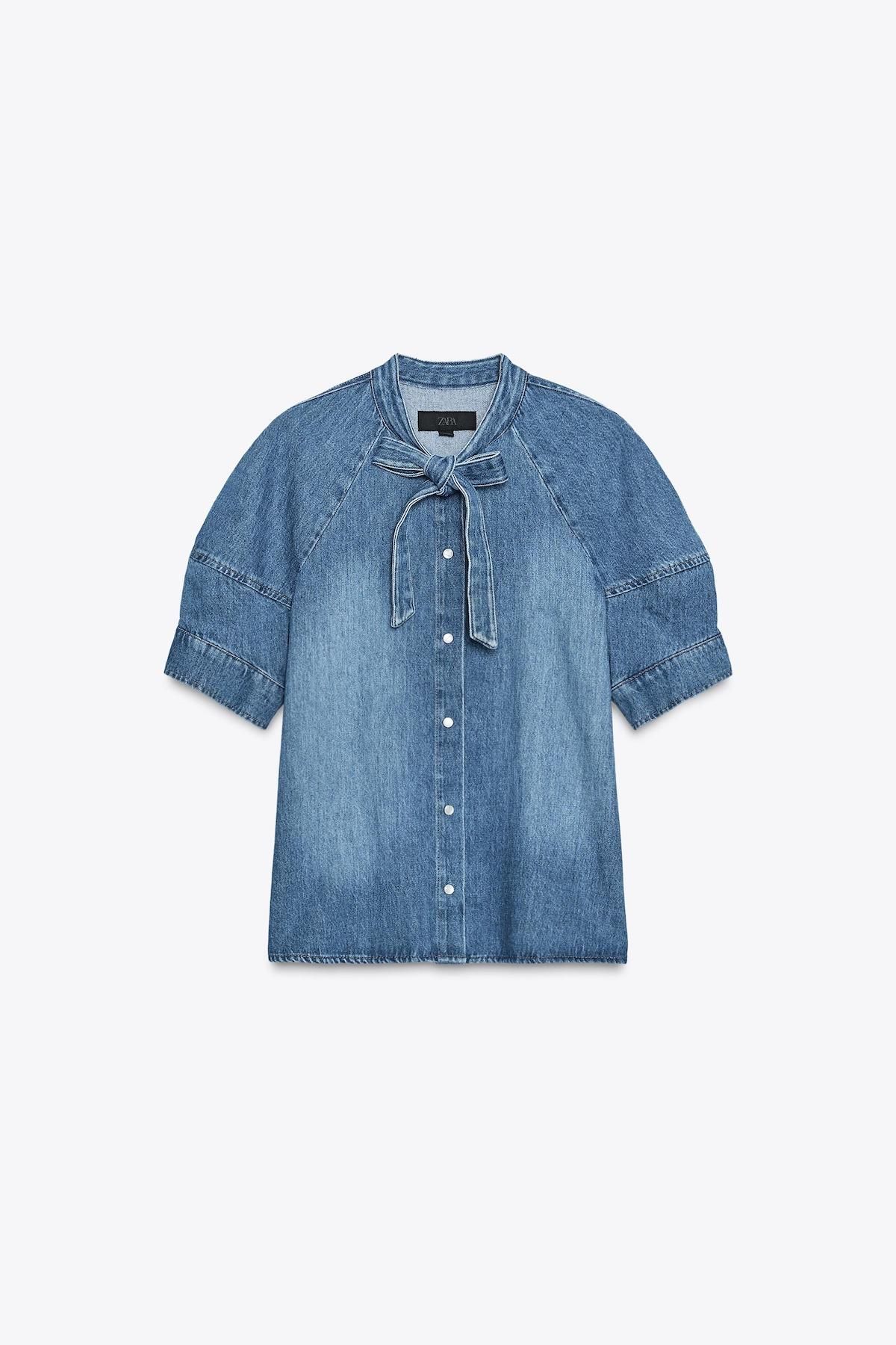 Chemise en jean avec lazada