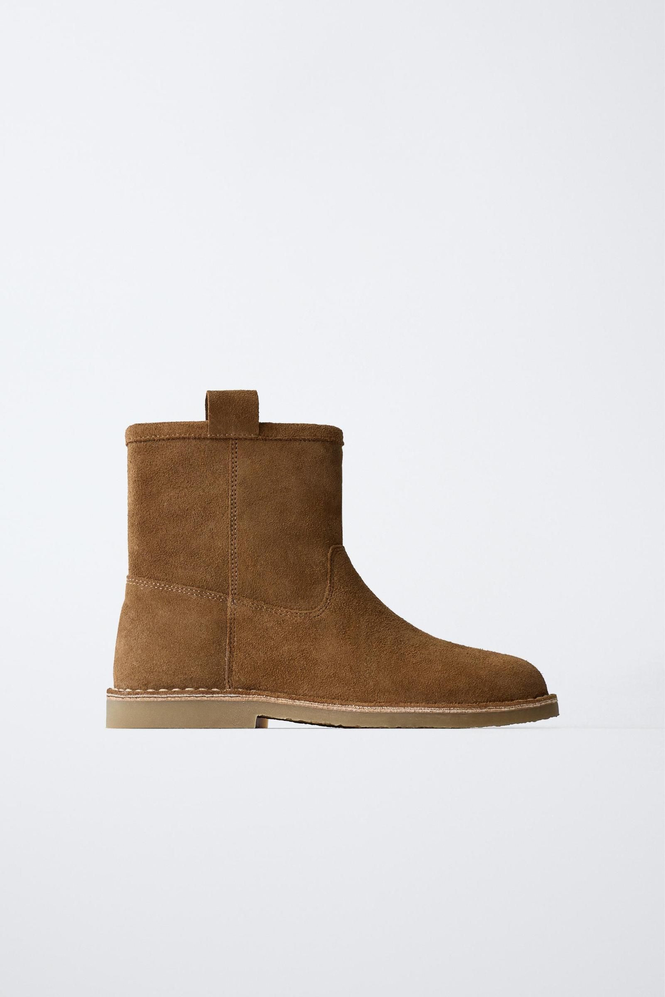 Bottes de cheville en cuir marron
