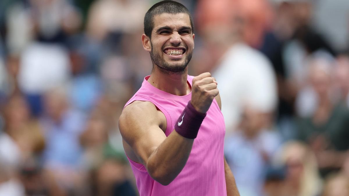 Carlos Alcaraz tras ganar el US Open