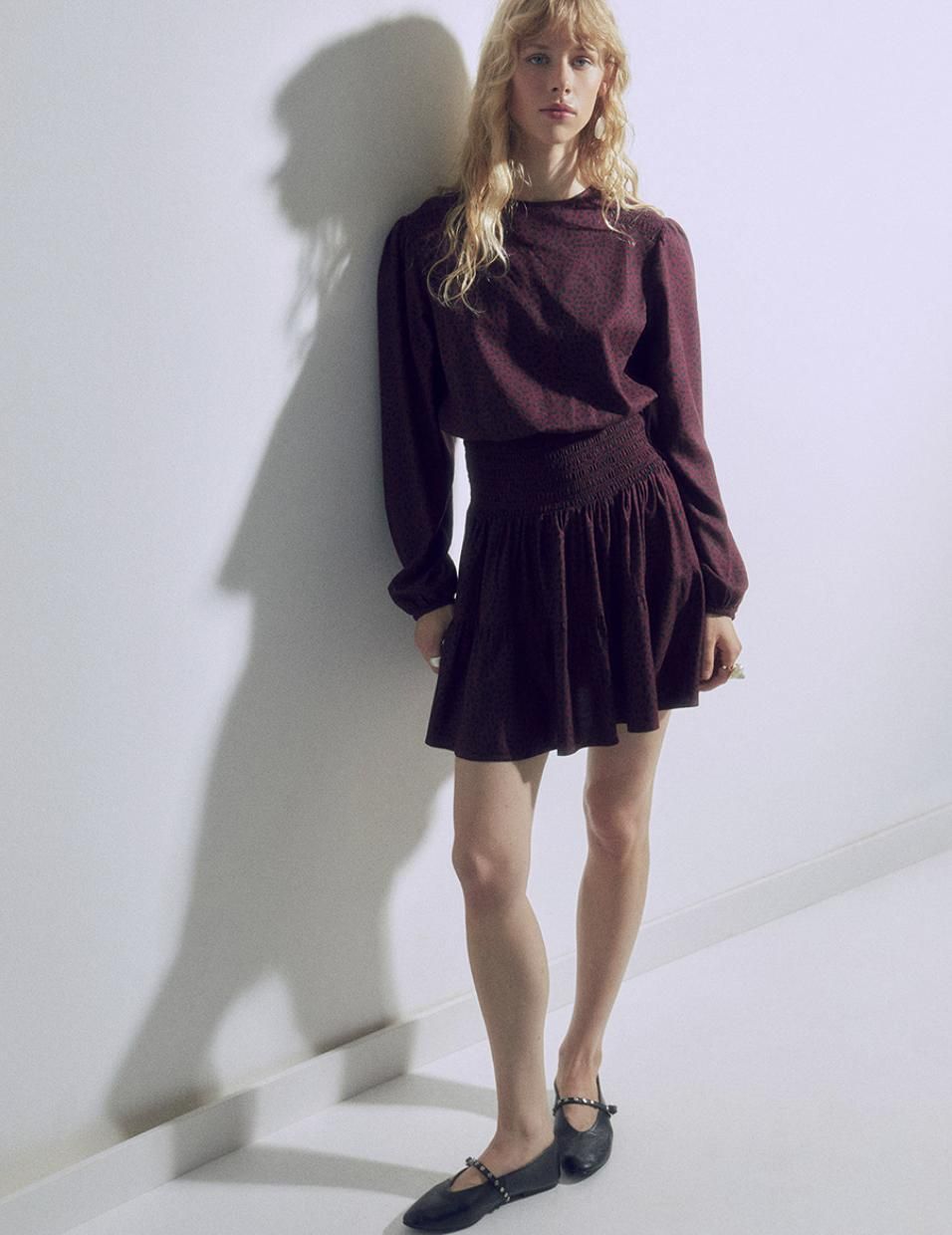 Robe à imprimé courte