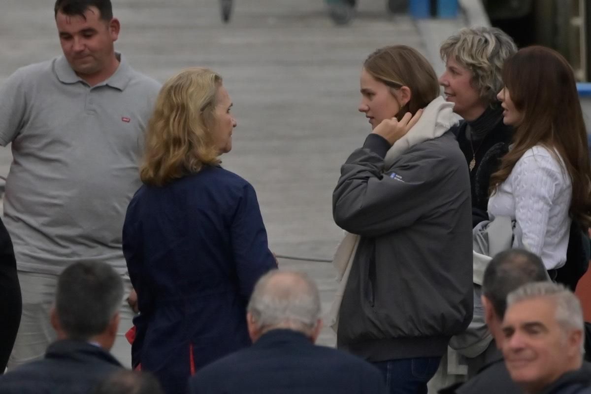 Le deuxième `` look '' d'Irene Urdangarin dans sa réapparition dans le port de Sanxenxo