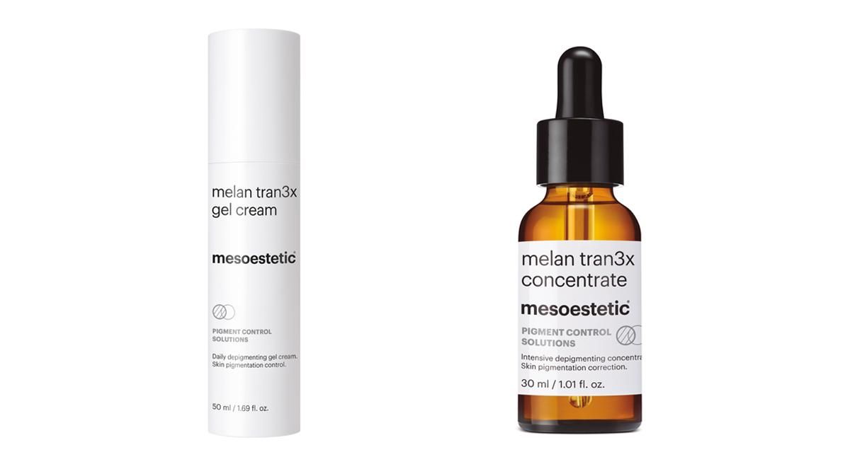 Produits de gamme Melan Tran3x® pour le traitement du descrigation à domicile