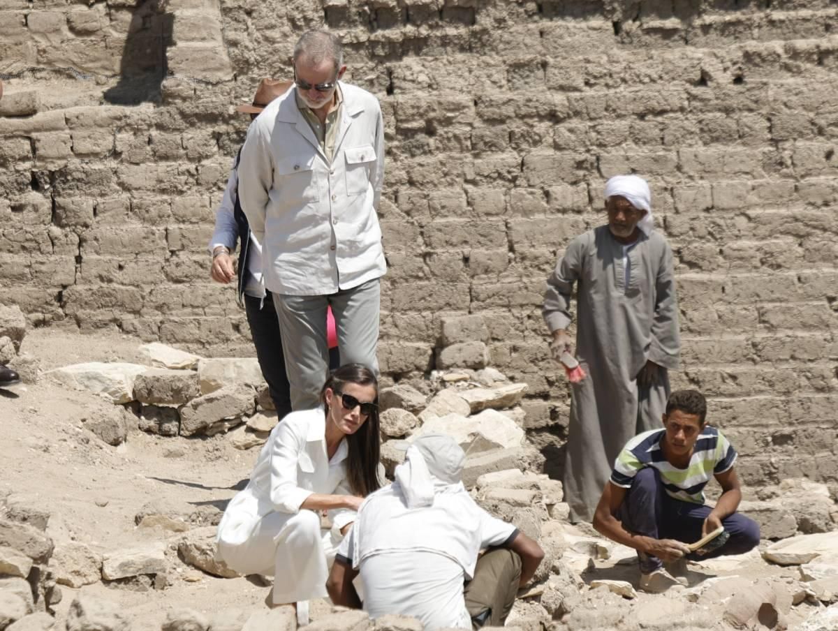 Le roi Felipe VI et la reine Letizia terminent leur voyage en Égypte depuis le musée de Louxor