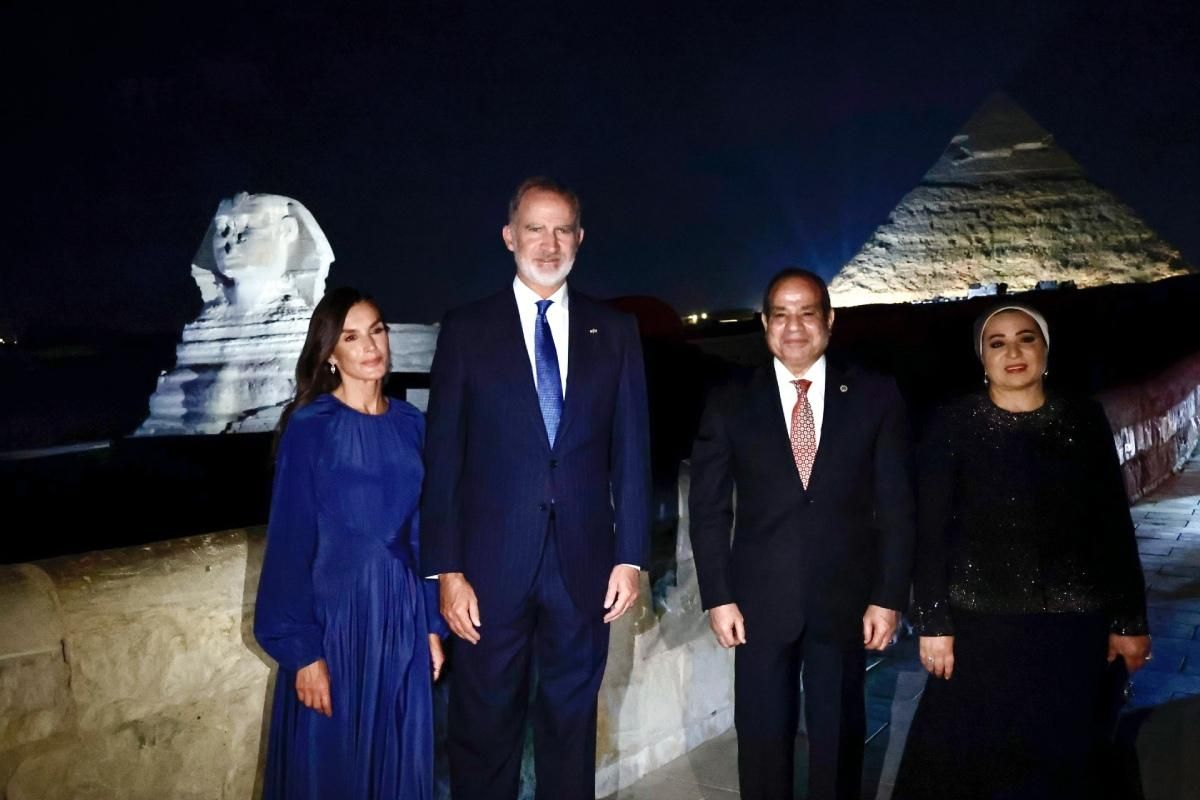 Le dîner avec vue sur les rois en Égypte.