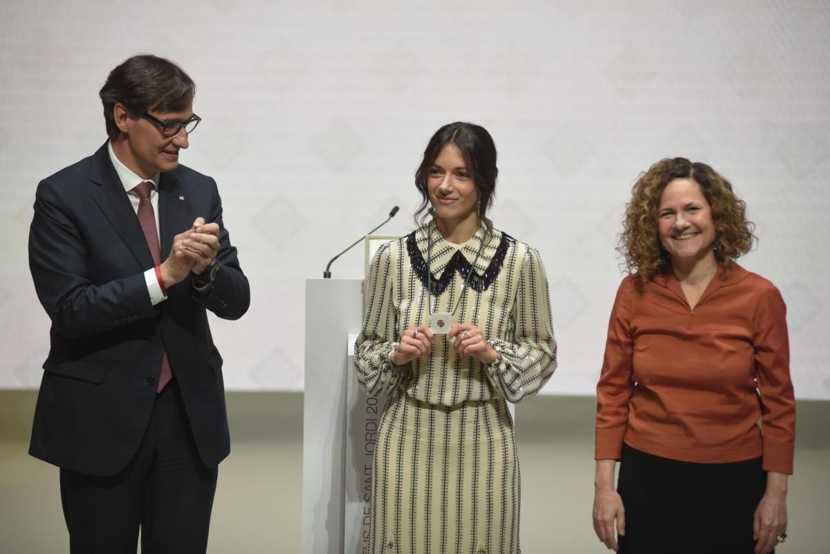 Aitana Bonmatí a apporté un regard Marta Martí en décembre dernier.