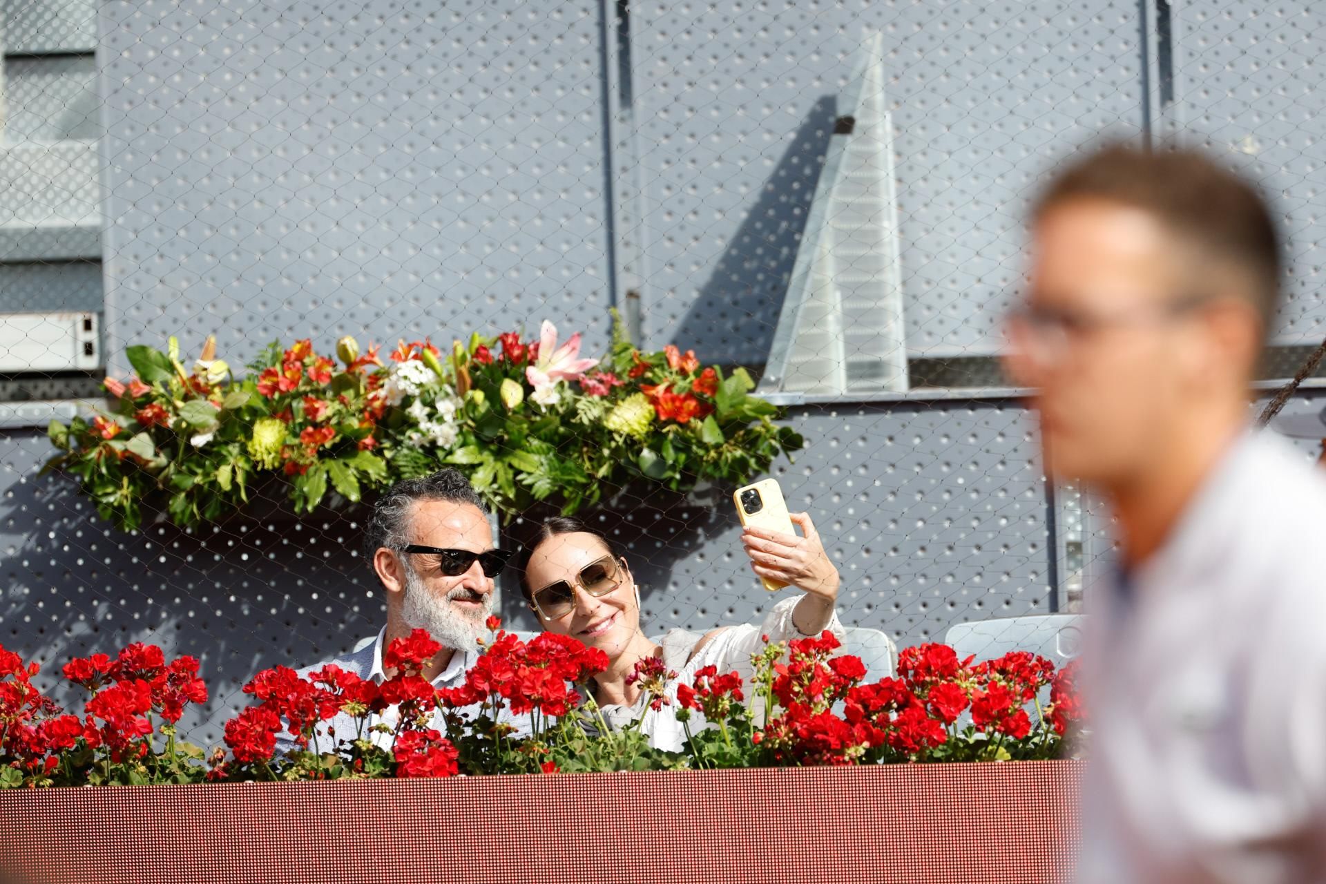 Ana Milan et Luis Gestal dans le maître du tennis de Madrid