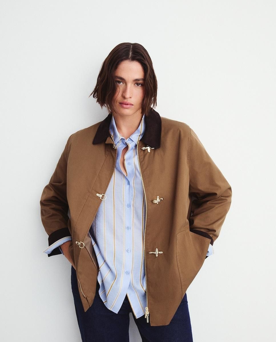 Veste de taxi courte pana