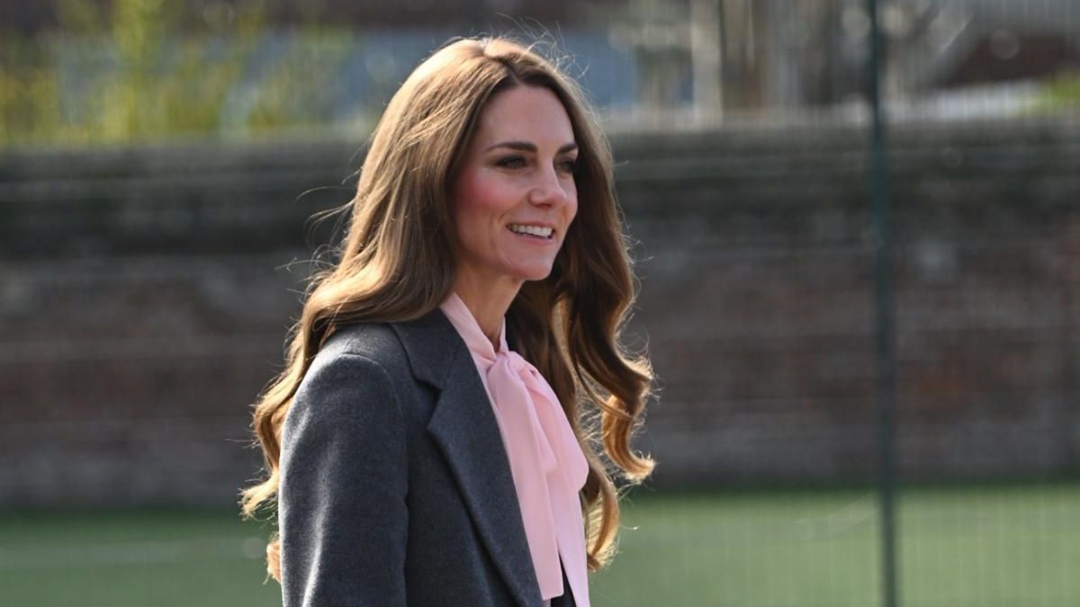 Kate Middleton en su visita al centro educativo de Southporth