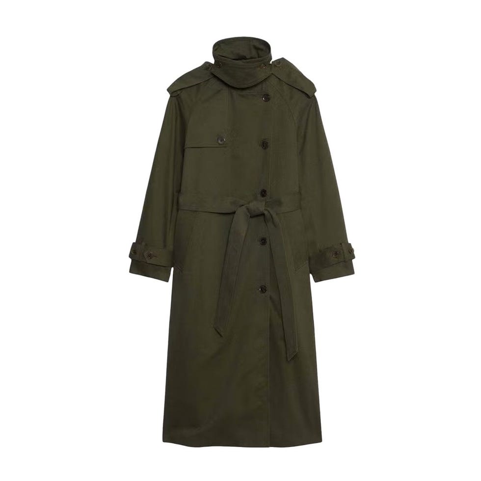 Trench-coat de coton classique