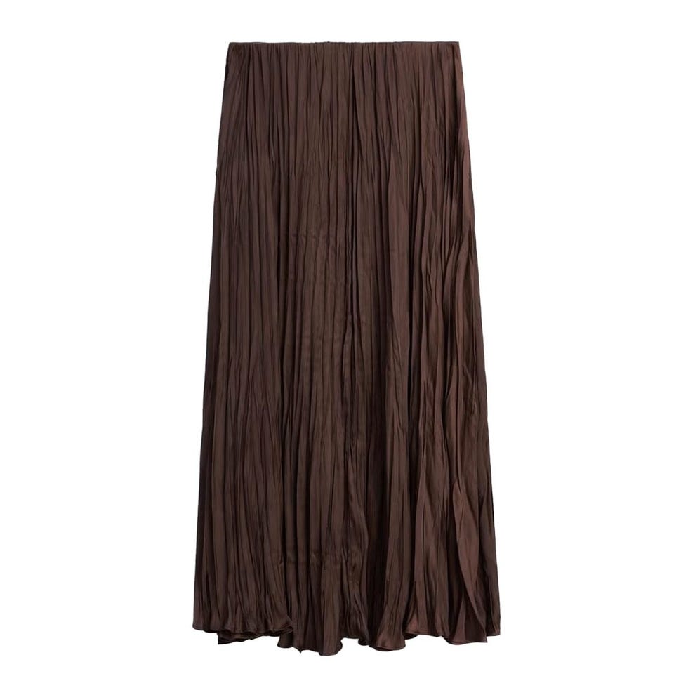 Jupe plissée longue qui coule Jupe plissée longue qui coule
