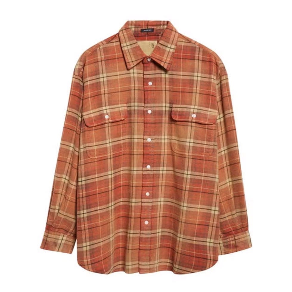 Chemise boutonnée à plaid de petit ami Chemise boutonnée à plaid de petit ami