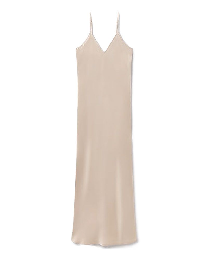 'Slipdress des années 90 dans la noisette 'Slipdress des années 90 dans la noisette