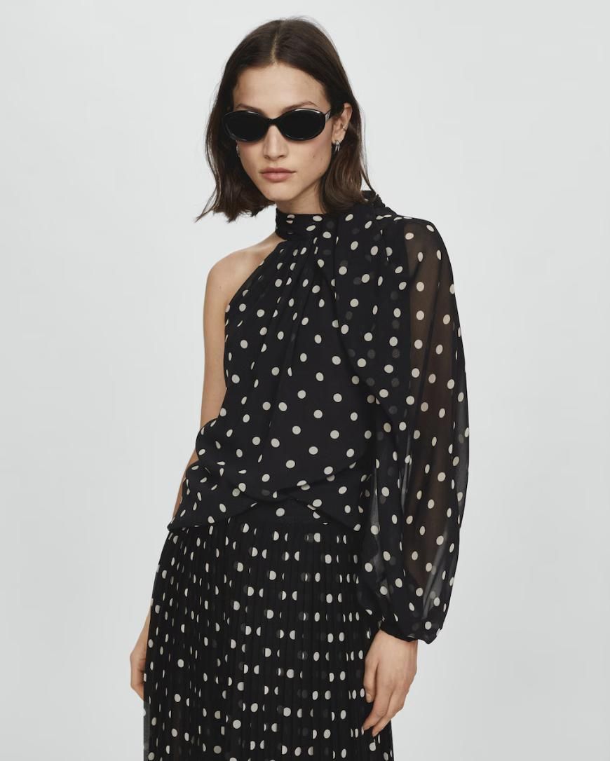 Chemisier lunaire asymétrique