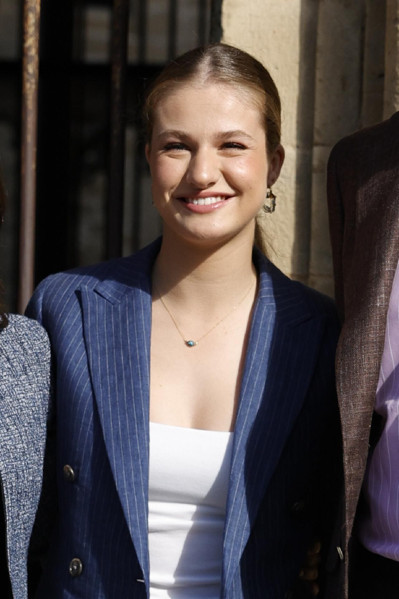 Détails de la `` beauté '' du look de la princesse Leonor