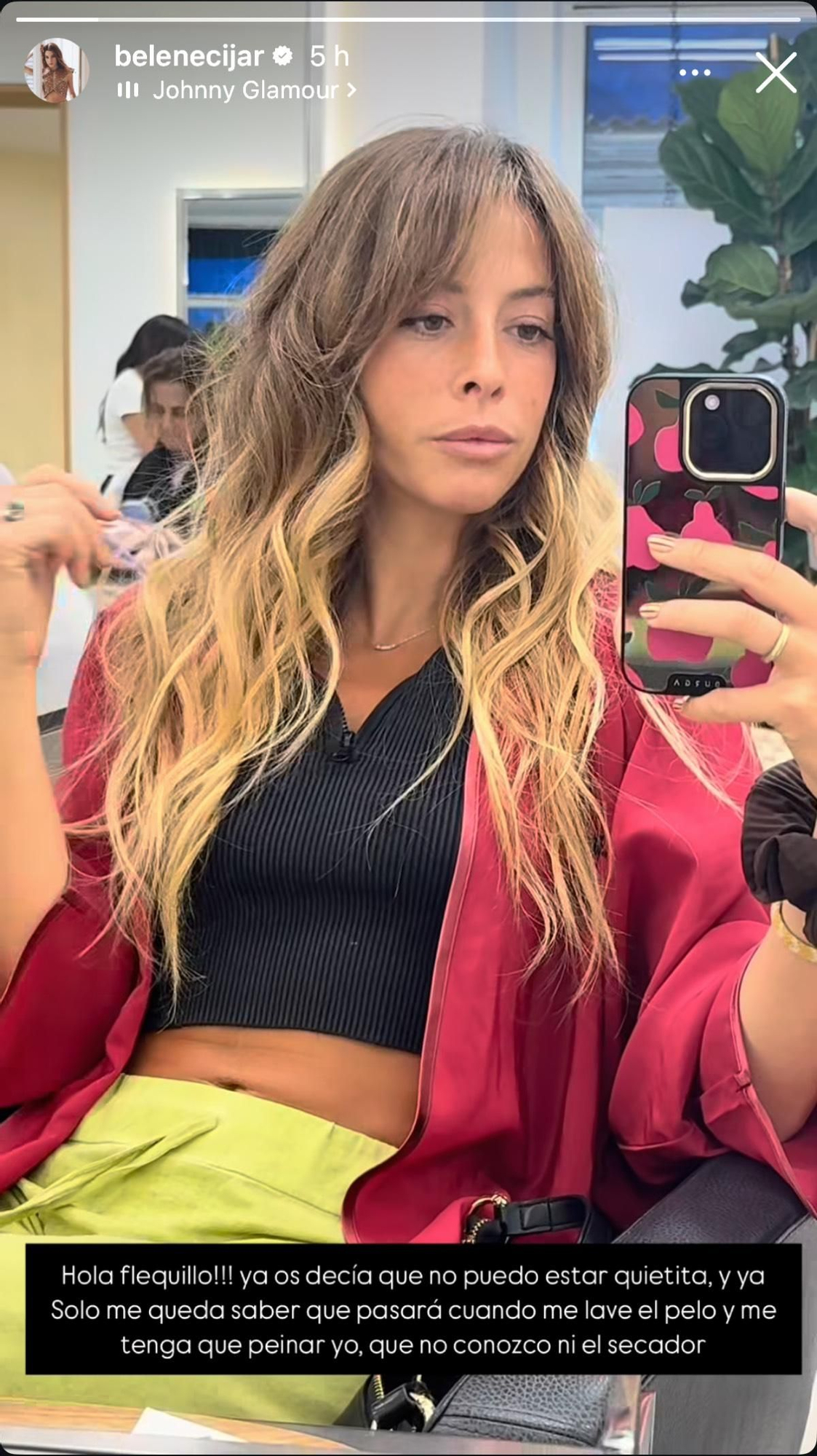 Le nouveau «look» de Belén Écija