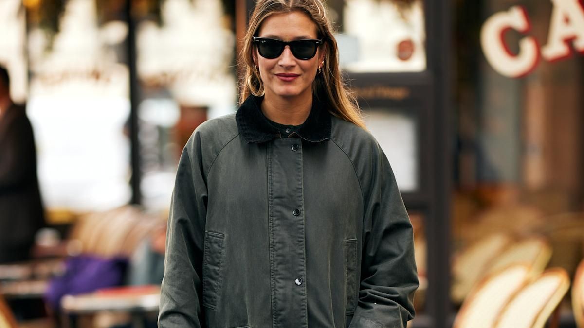 La chaqueta estilo Barbour de Stradivarius
