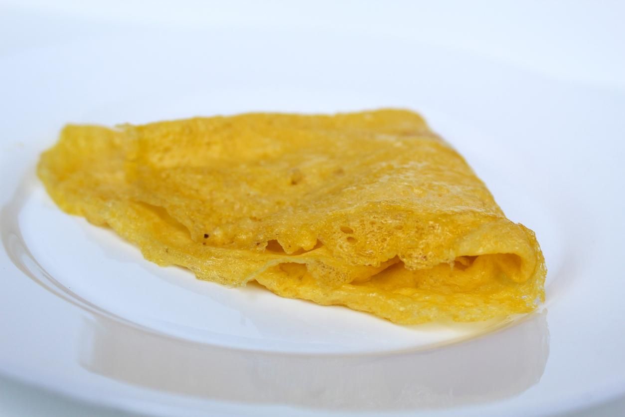 Tortilla française inverse