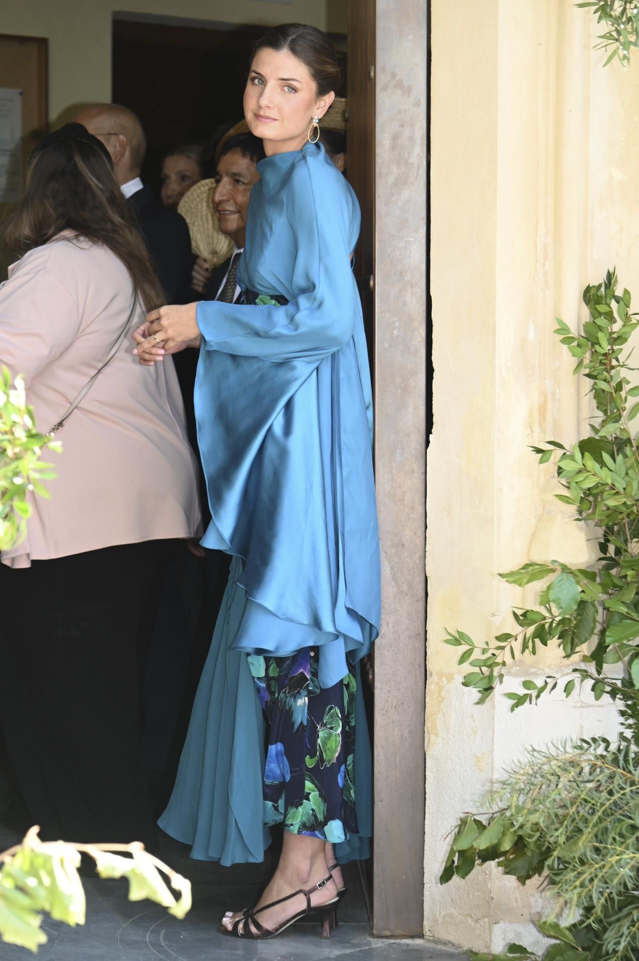 Amina Martínez de Irujo, au mariage de Cayetano Martínez de Irujo et Bárbara Mirjan