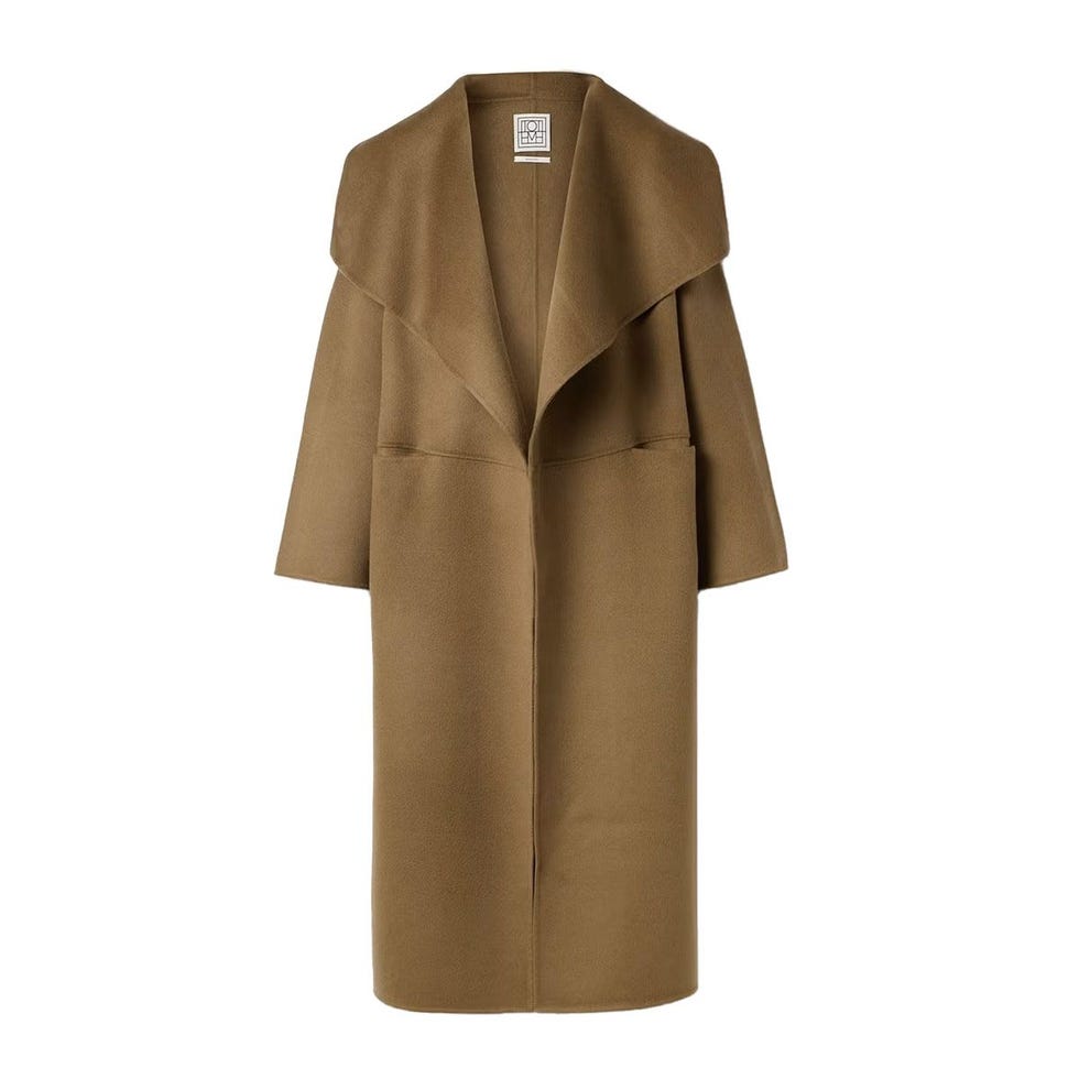 Laine drapée et manteau en feuille de mélange en cachemire