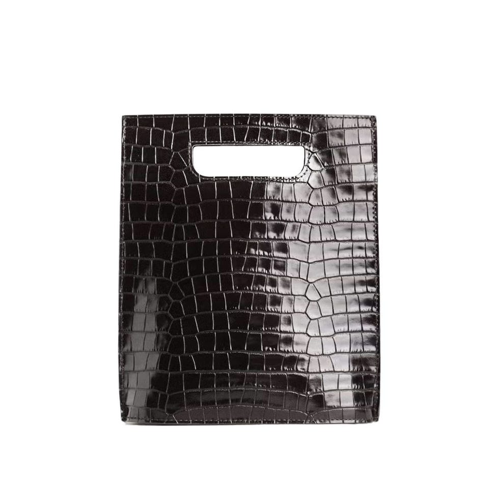 Mini sac de folio embelli en croc