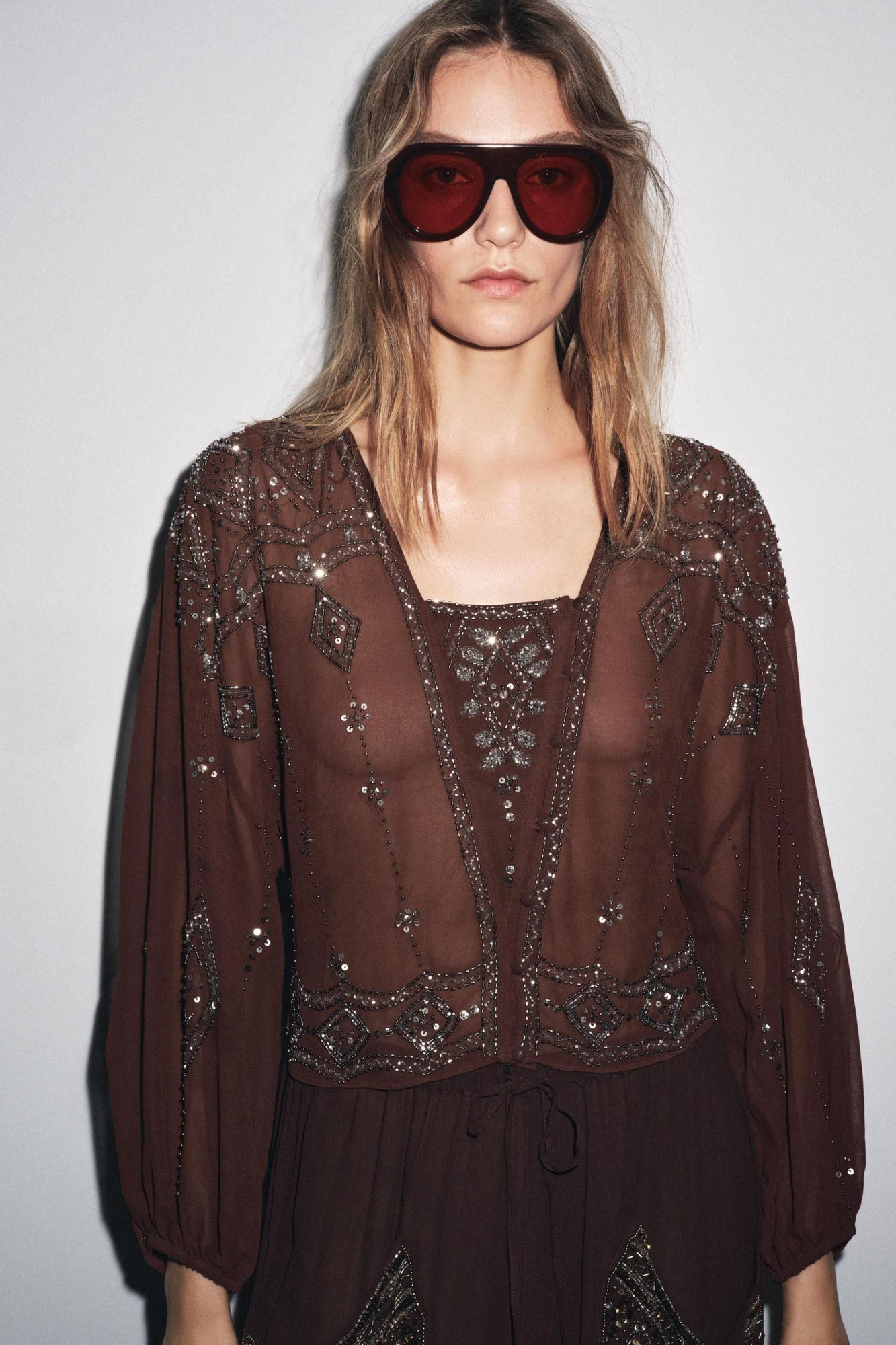 Blouse Broidered Perles