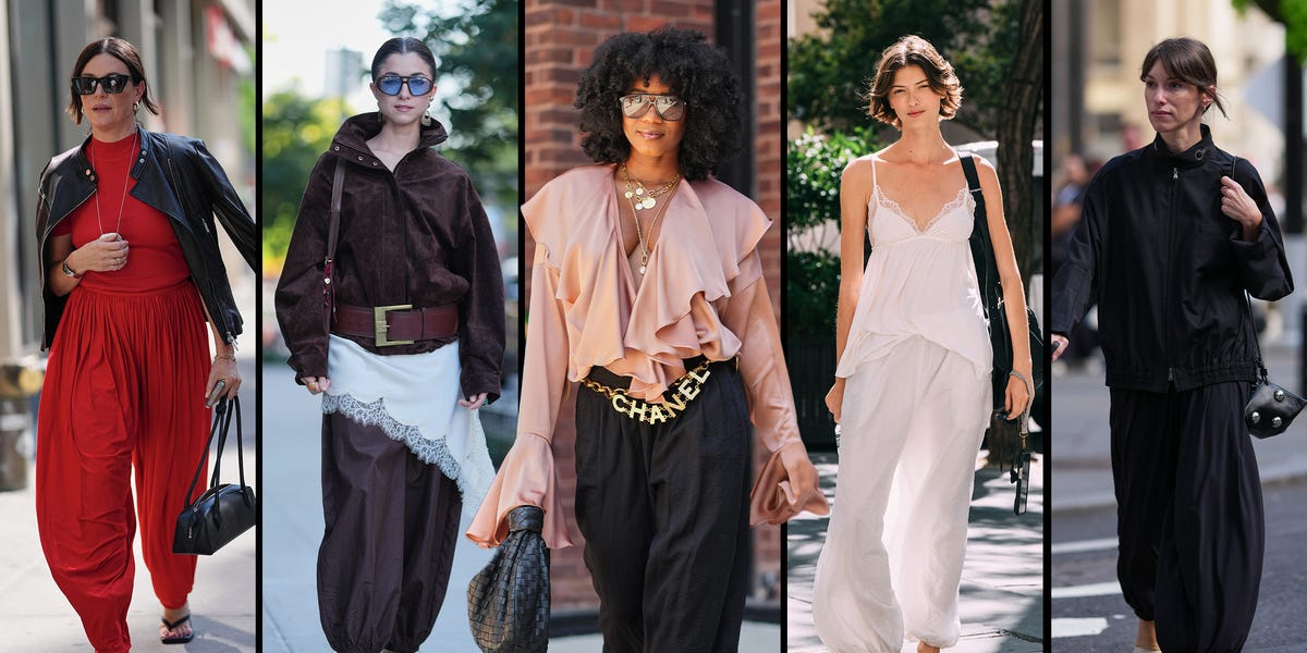 5 idées de tenues de pantalons ballon à essayer cet automne