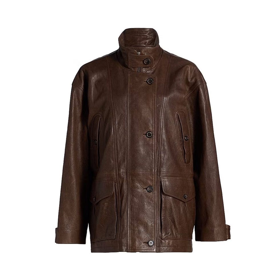 Veste en cuir anorak Veste en cuir anorak