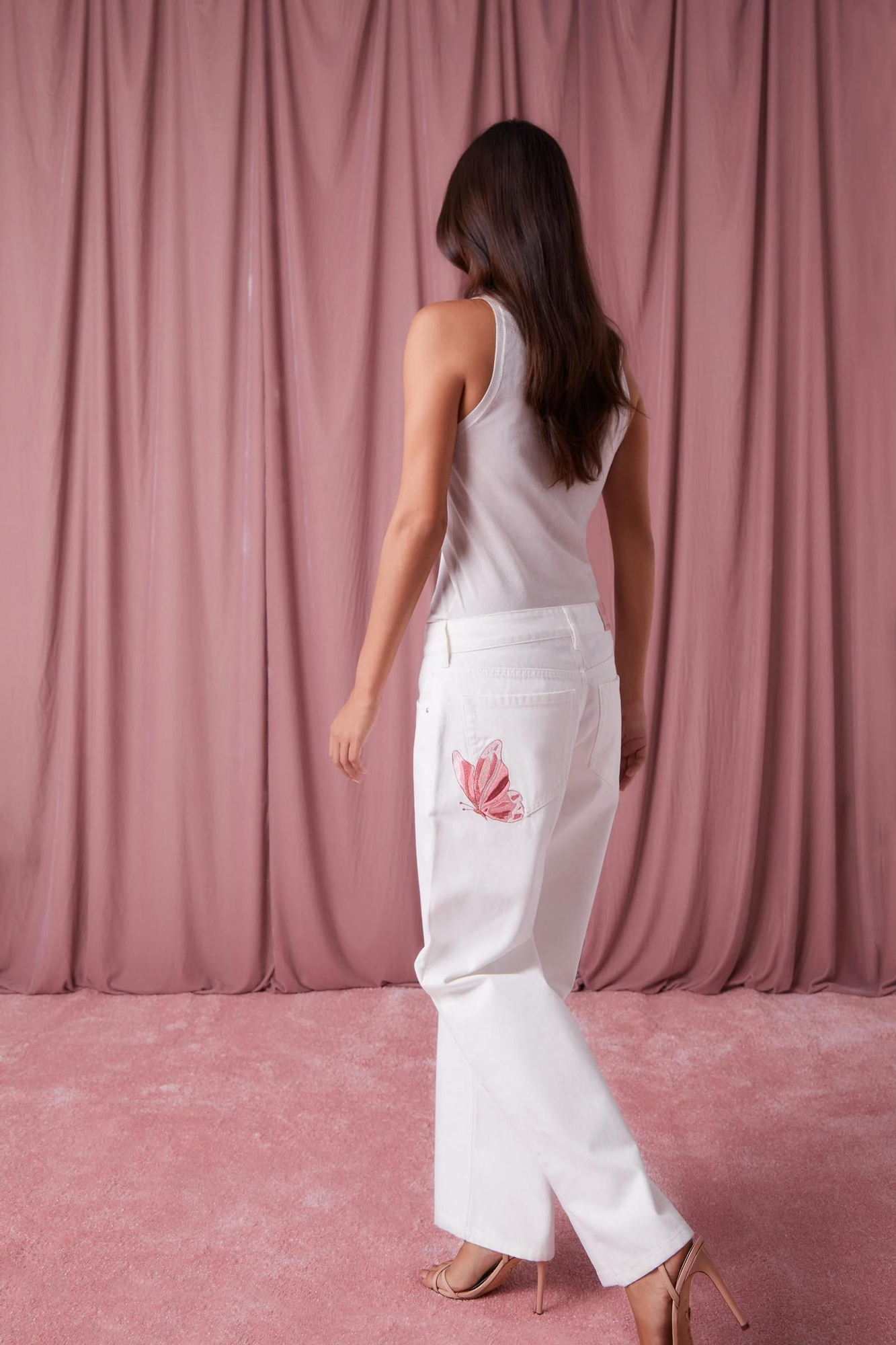 Pantalon de cowboy blanc