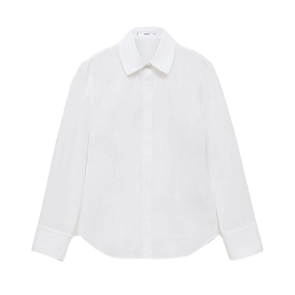 Chemise en popeline coupe slim Chemise en popeline coupe slim