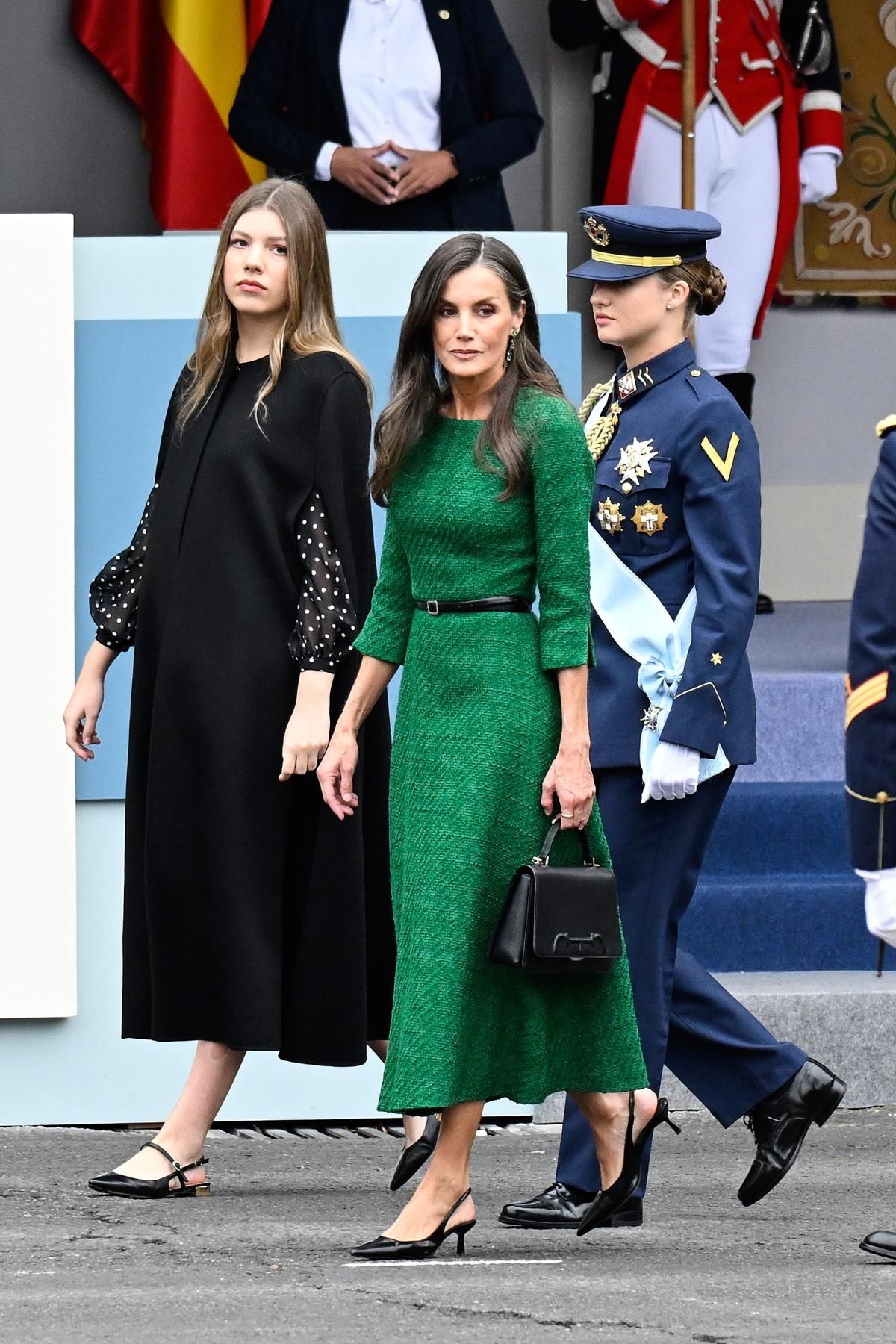 La reine Letizia et ses filles à l'occasion de la Journée du patrimoine hispanique
