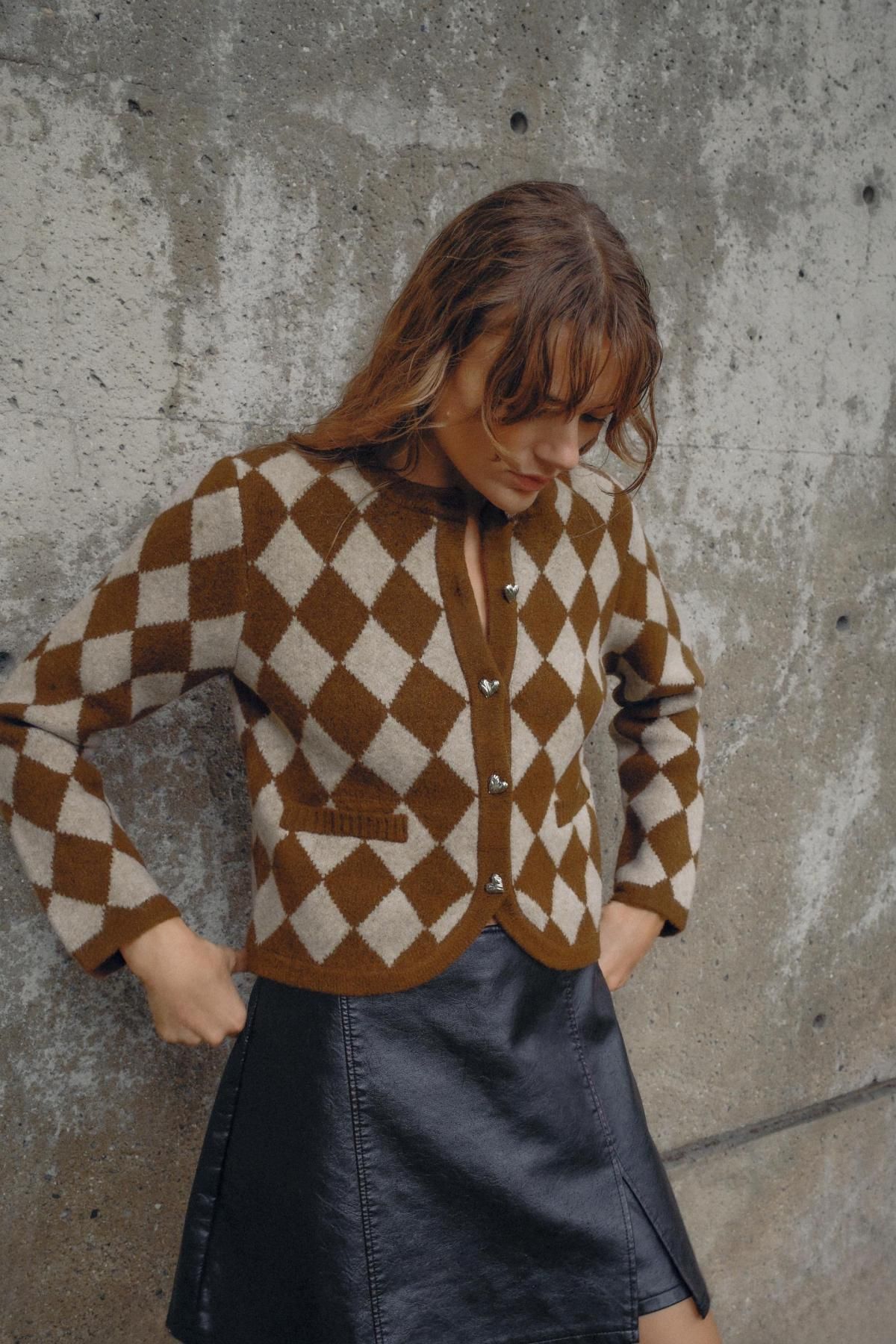 Veste diamant Zara (35,95 euros).