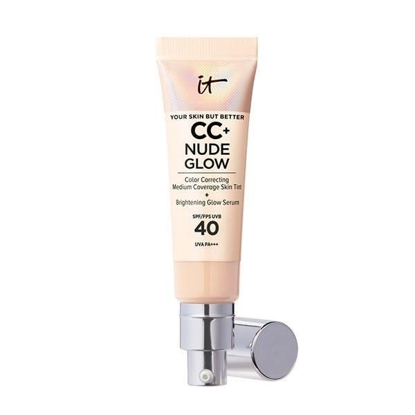 Base de maquillage sérum éclat CC+ NUDE GLOW SPF40, par IT Cosmetics