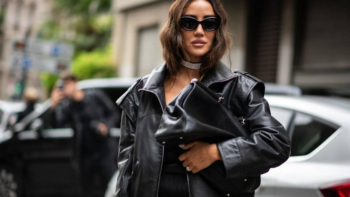 Chaquetas de efecto cuero de Zara