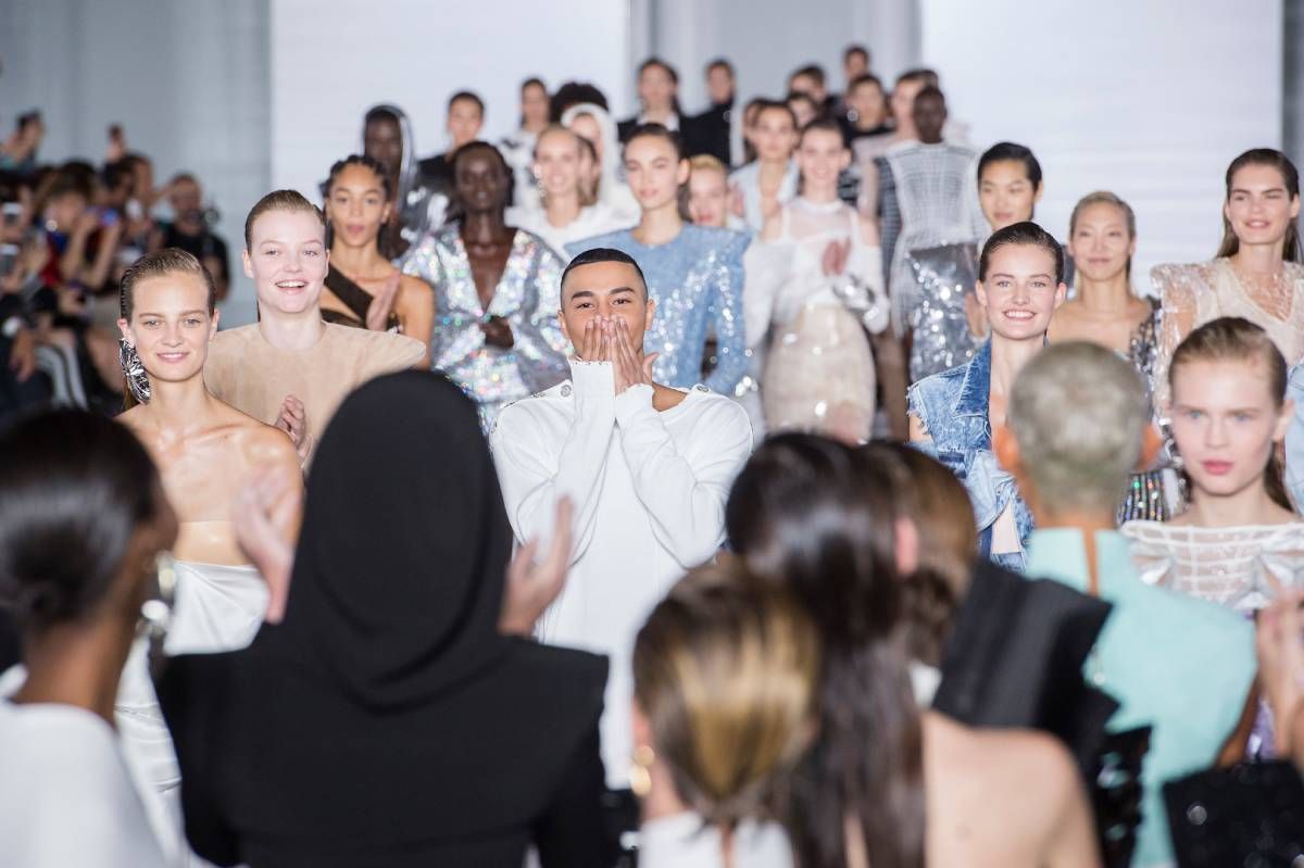 Olivier Rousteing dit au revoir à Balmain après 14 ans de collaboration