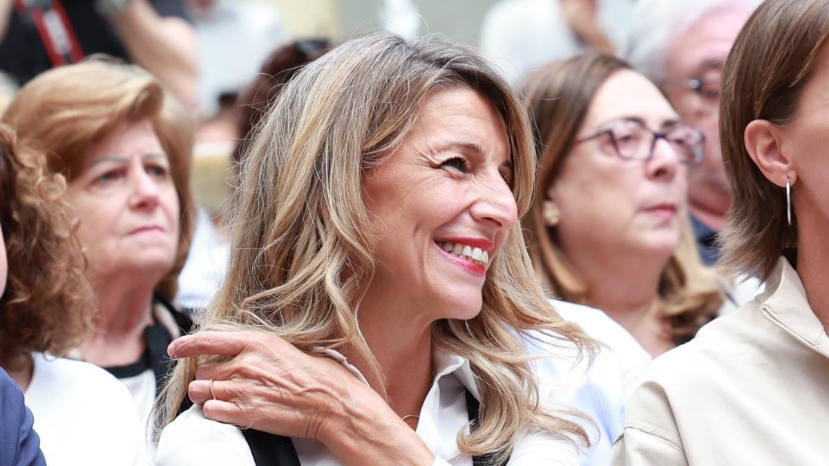 Yolanda Díaz zanja la polémica por el bolso
