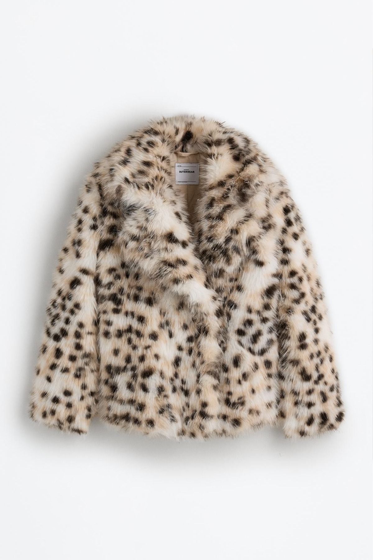 Manteau à imprimé animalier