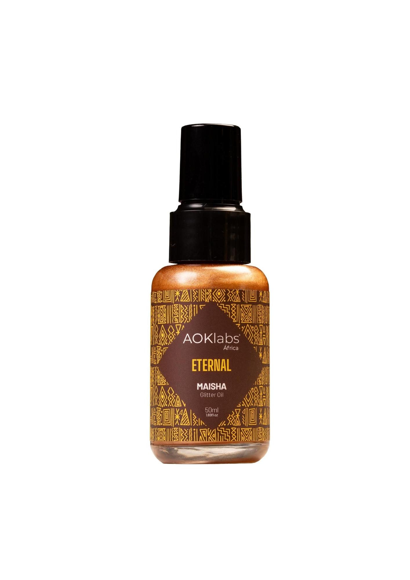 Huile pailletée Maisha, par AOKlabs