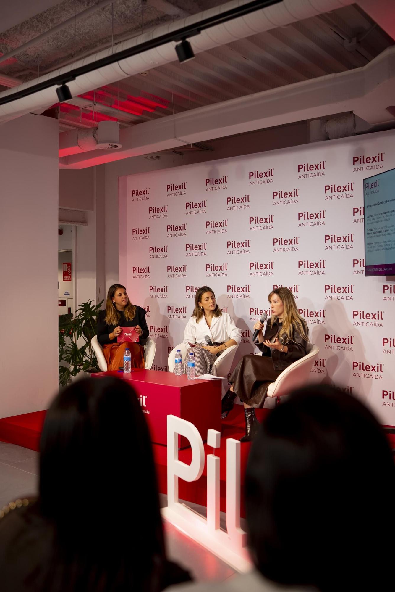 Ateliers et conférences au pop up store Pilexil organisé à Madrid.