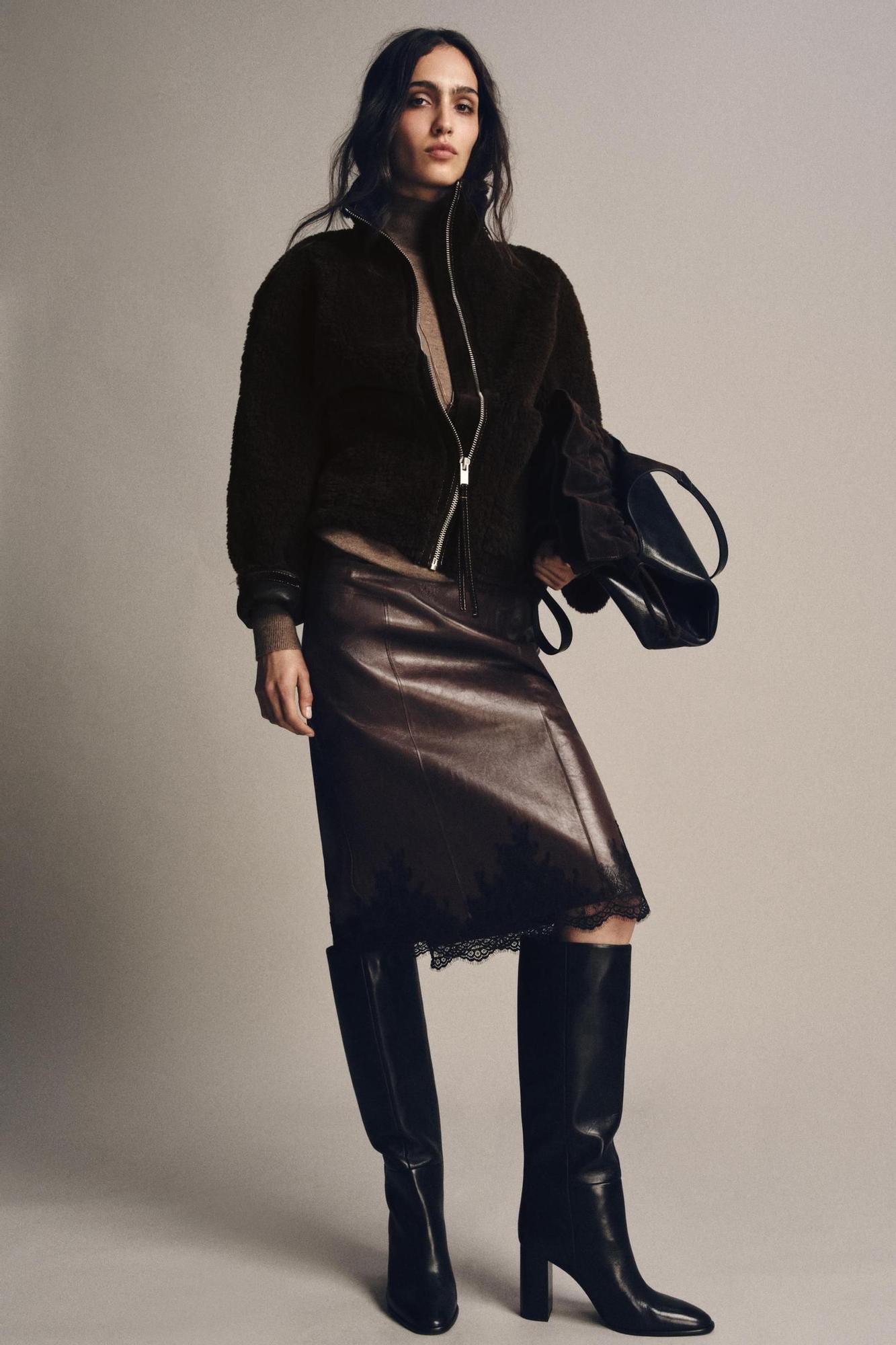 Bottes hautes en cuir