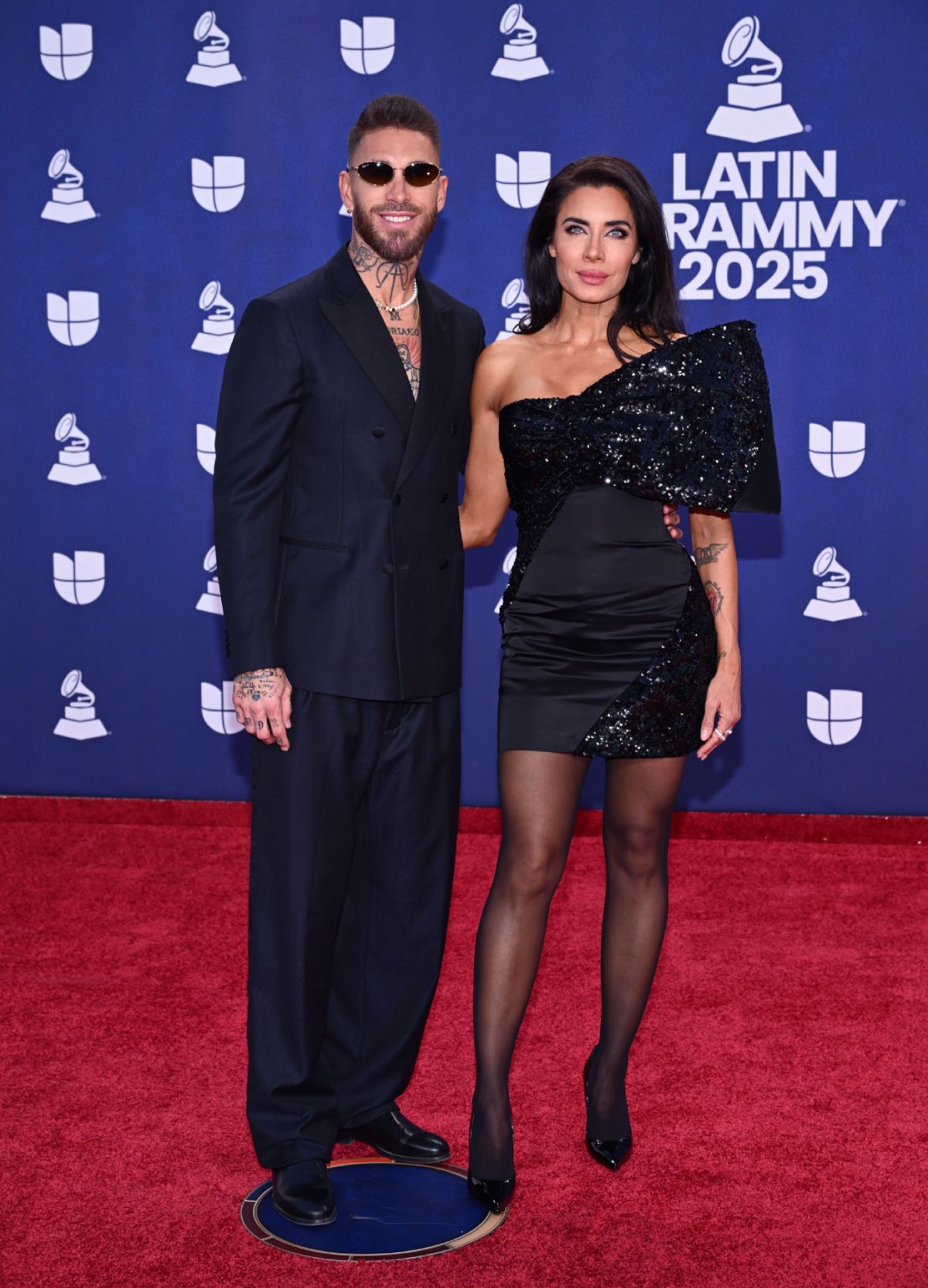 Sergio Ramos et Pilar Rubio aux Latin Grammys.