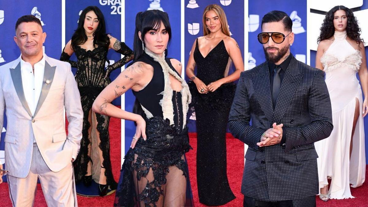 Los mejores y peores looks de la alfombra roja de los Latin Grammy 2025.