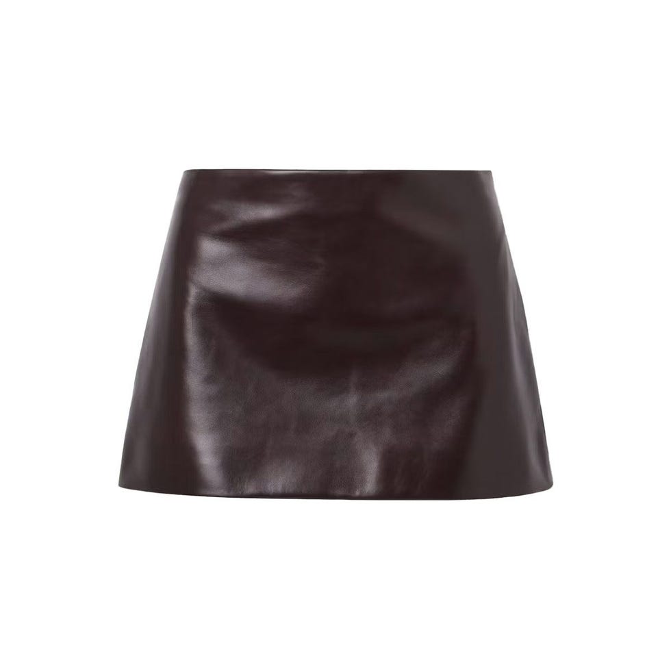 Minijupe en cuir Jett 