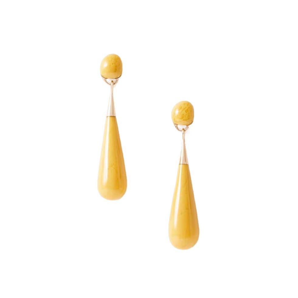 Boucles d'oreilles pendantes rosée