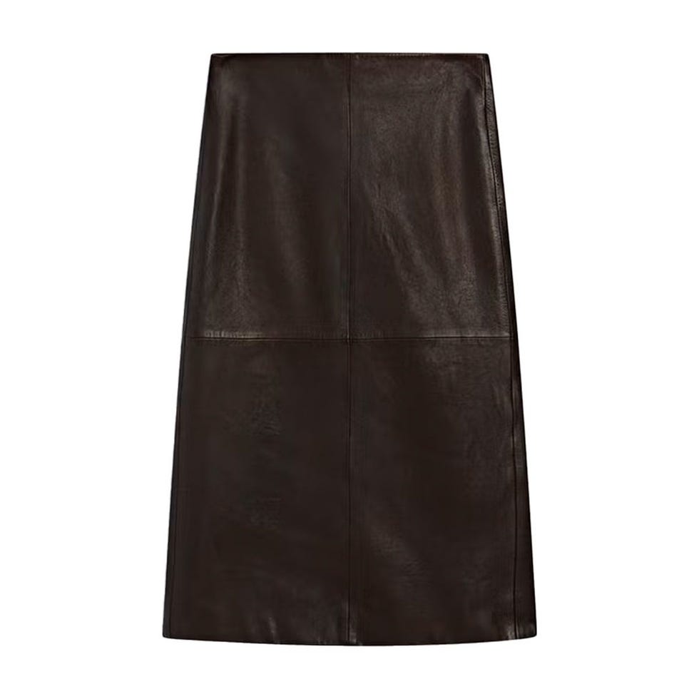 Jupe en cuir 