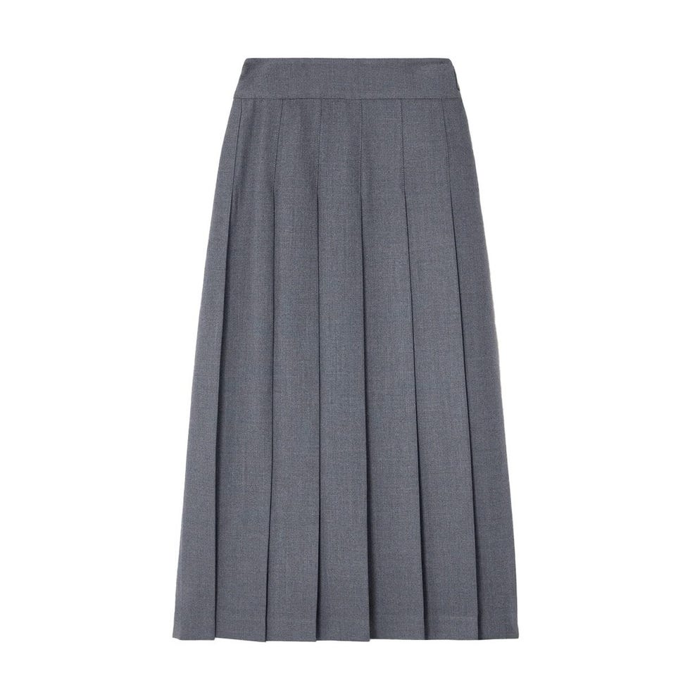 Jupe plissée en sergé Jupe plissée en sergé