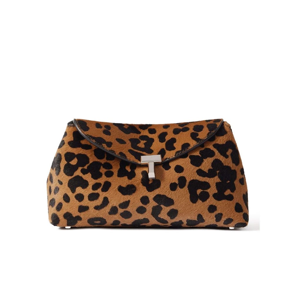 Pochette Mini T Lock en poil de veau Pochette Mini T Lock en poil de veau