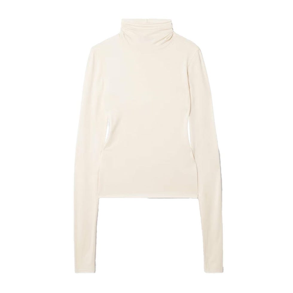 Haut ajusté à col roulé Haut ajusté à col roulé