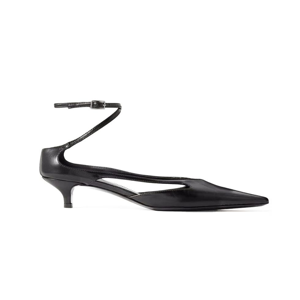 Escarpins en cuir découpés Escarpins en cuir découpés