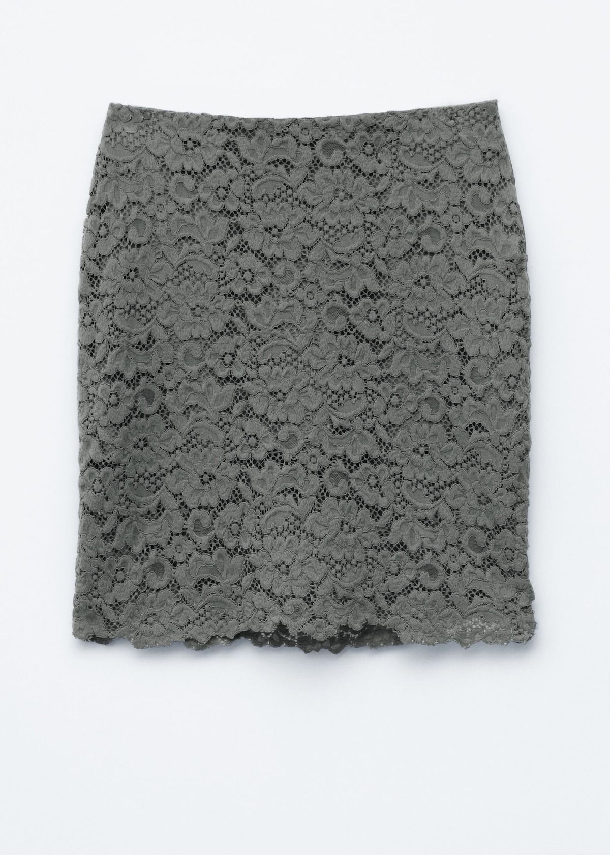 Jupe midi en dentelle